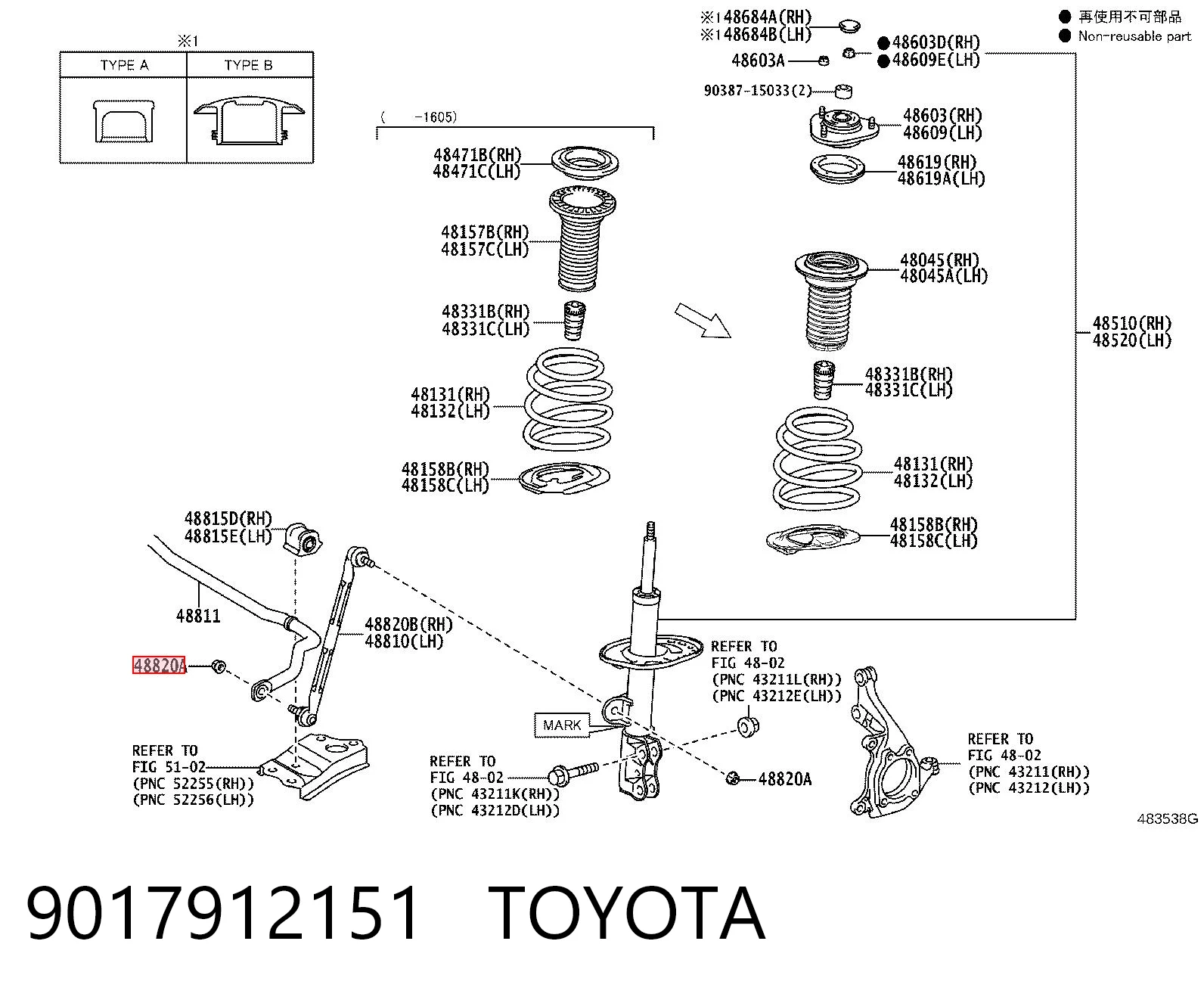 9017912151 Toyota