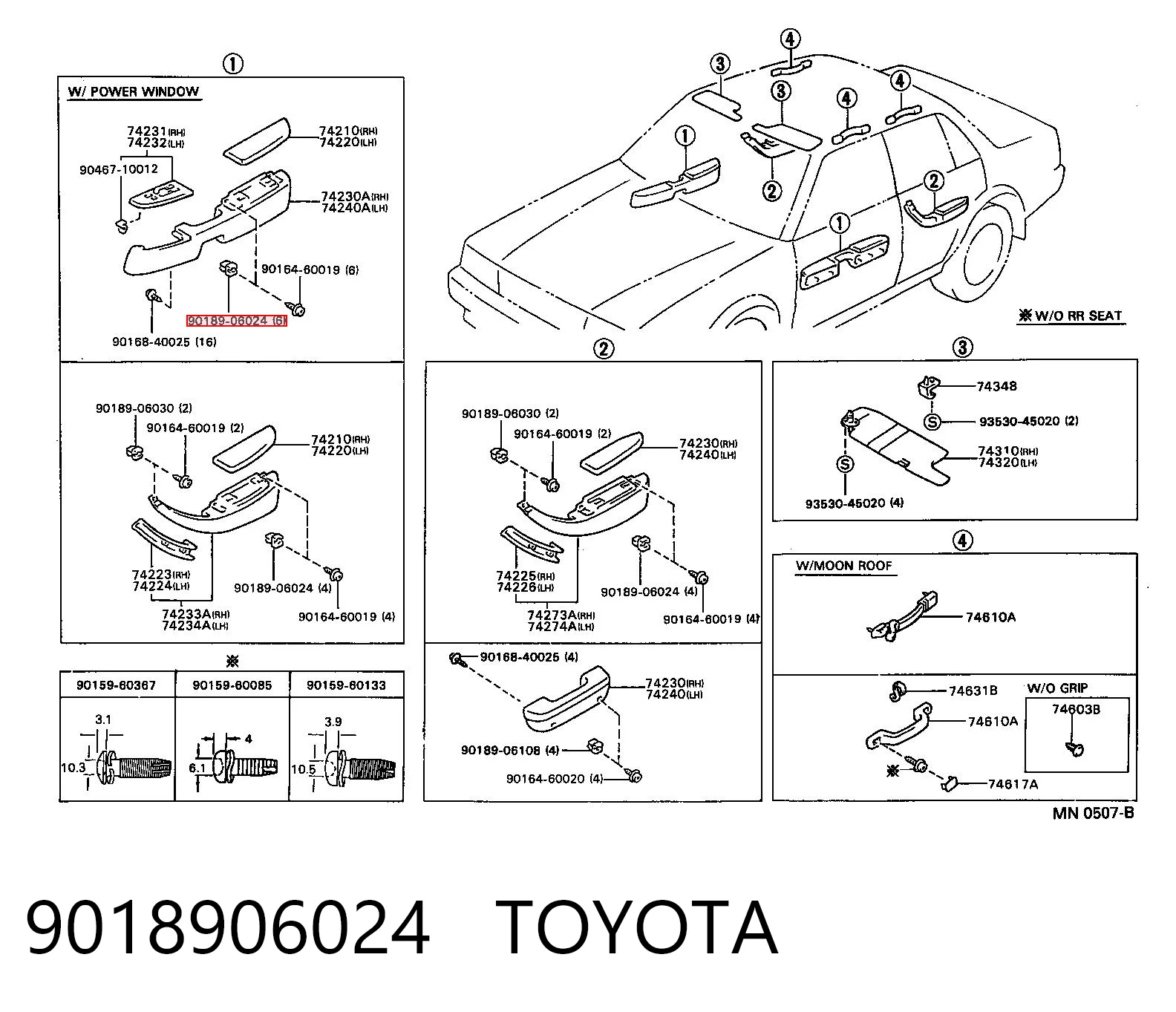 9018906024 Toyota