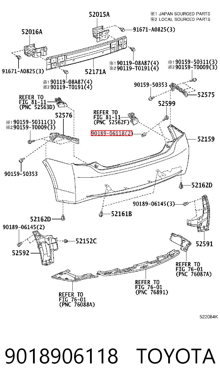 9018906118 Toyota