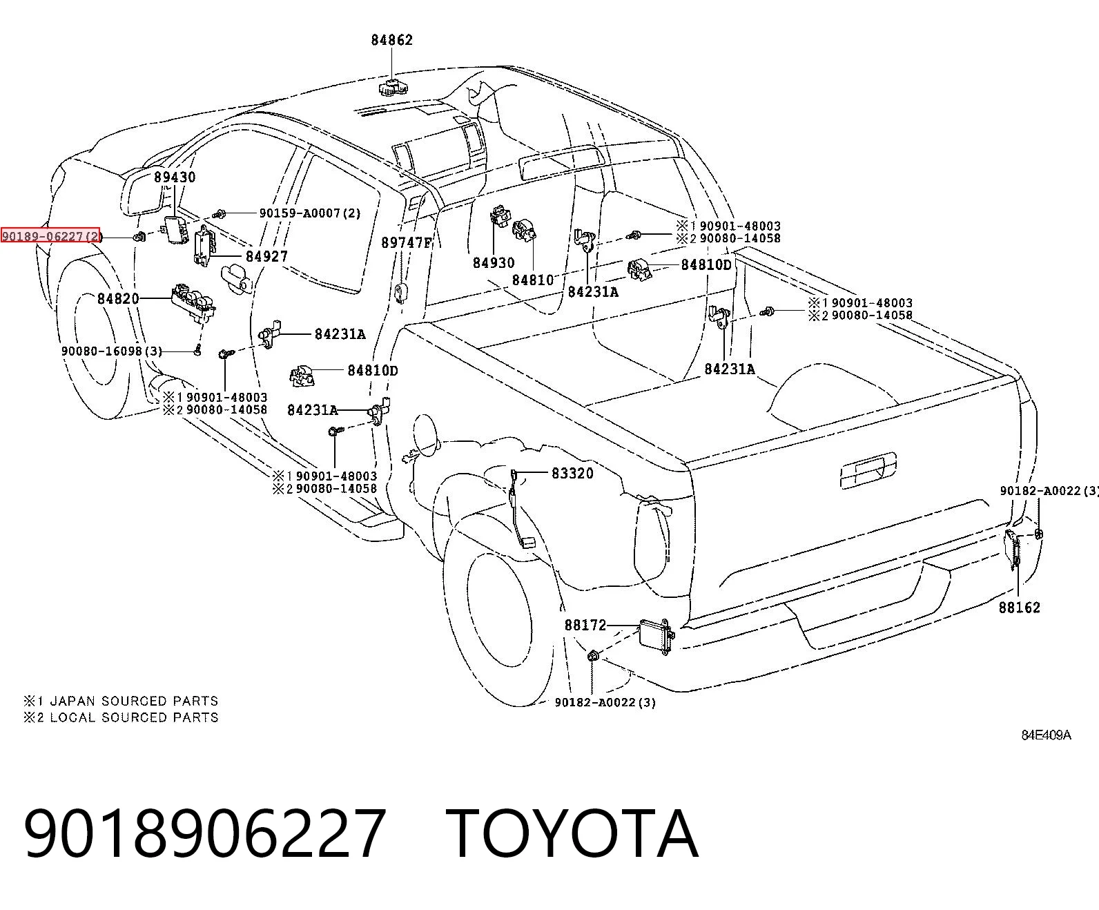 9018906227 Toyota 