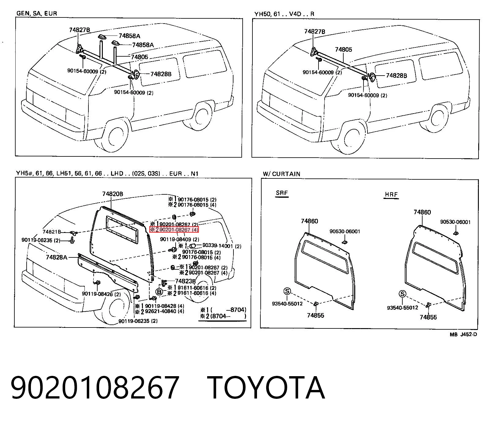 9020108267 Toyota