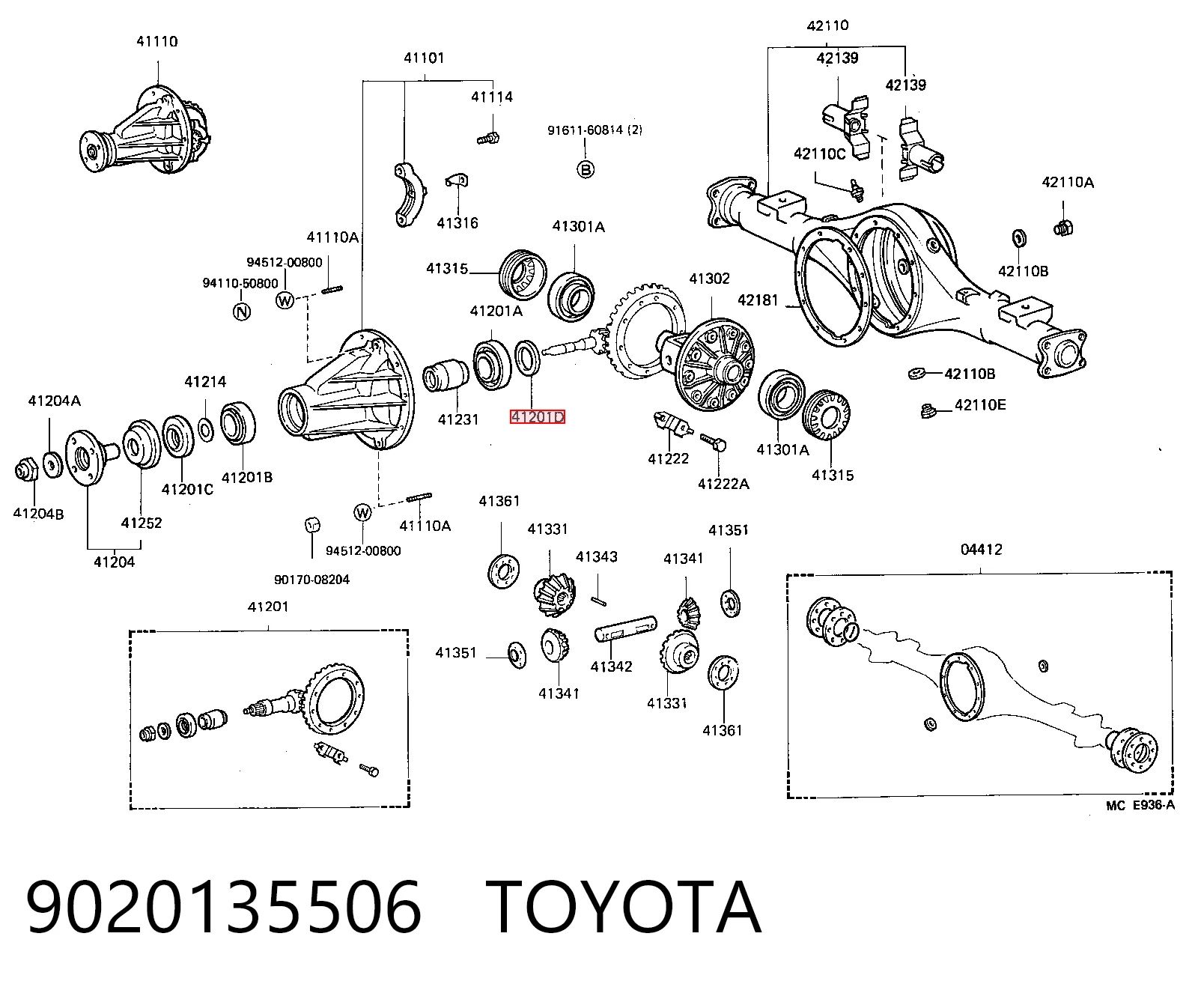 9020135506 Toyota