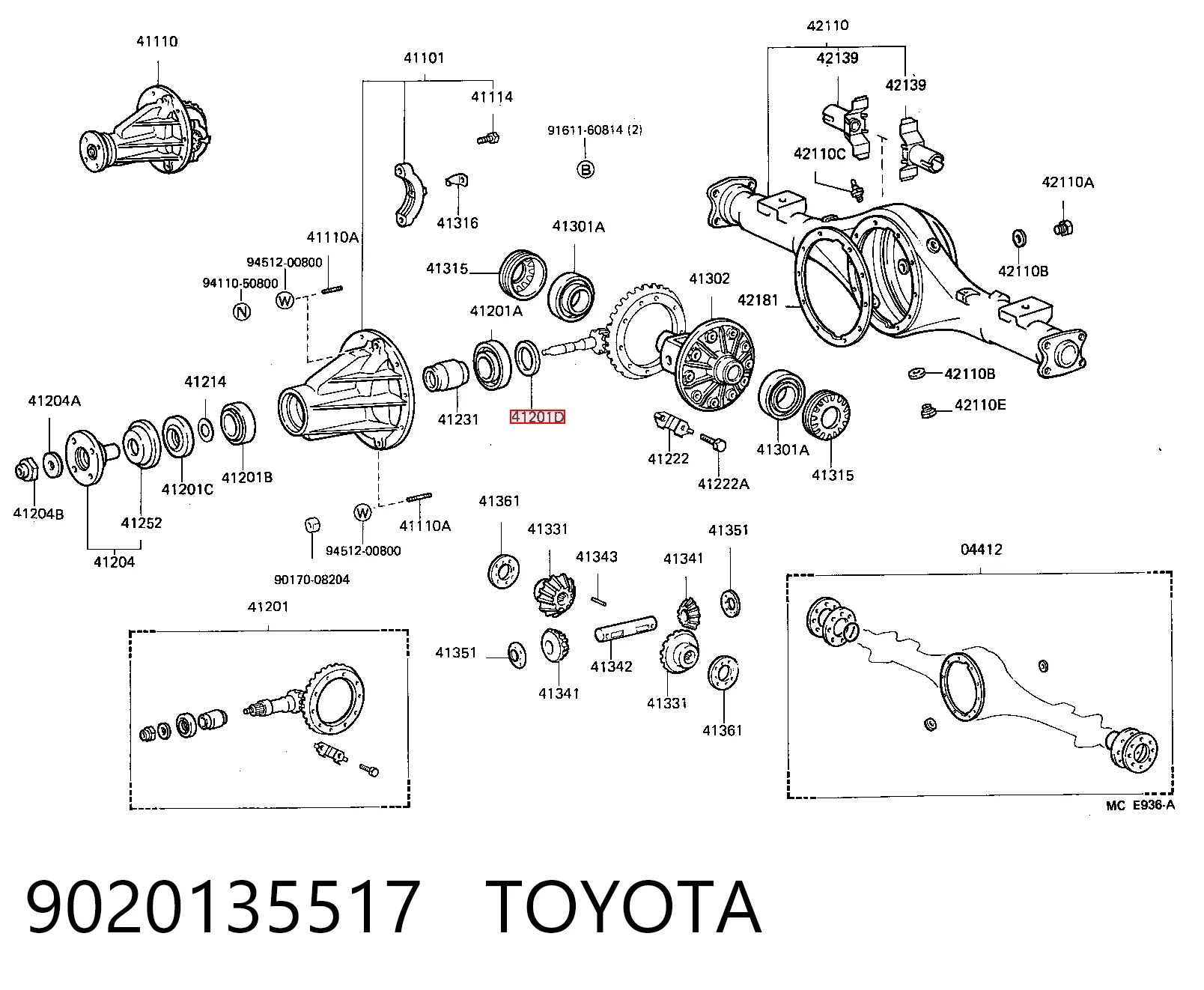 9020135517 Toyota