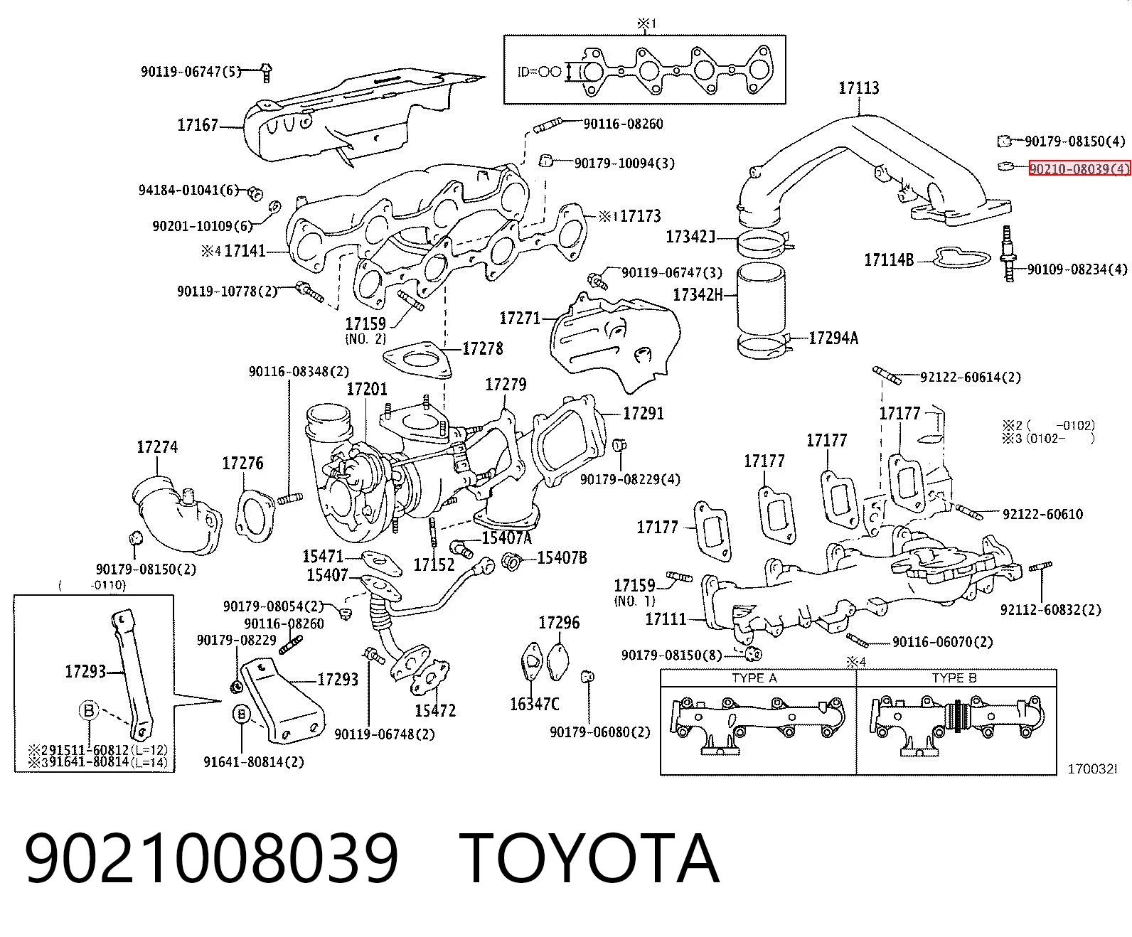 9021008039 Toyota