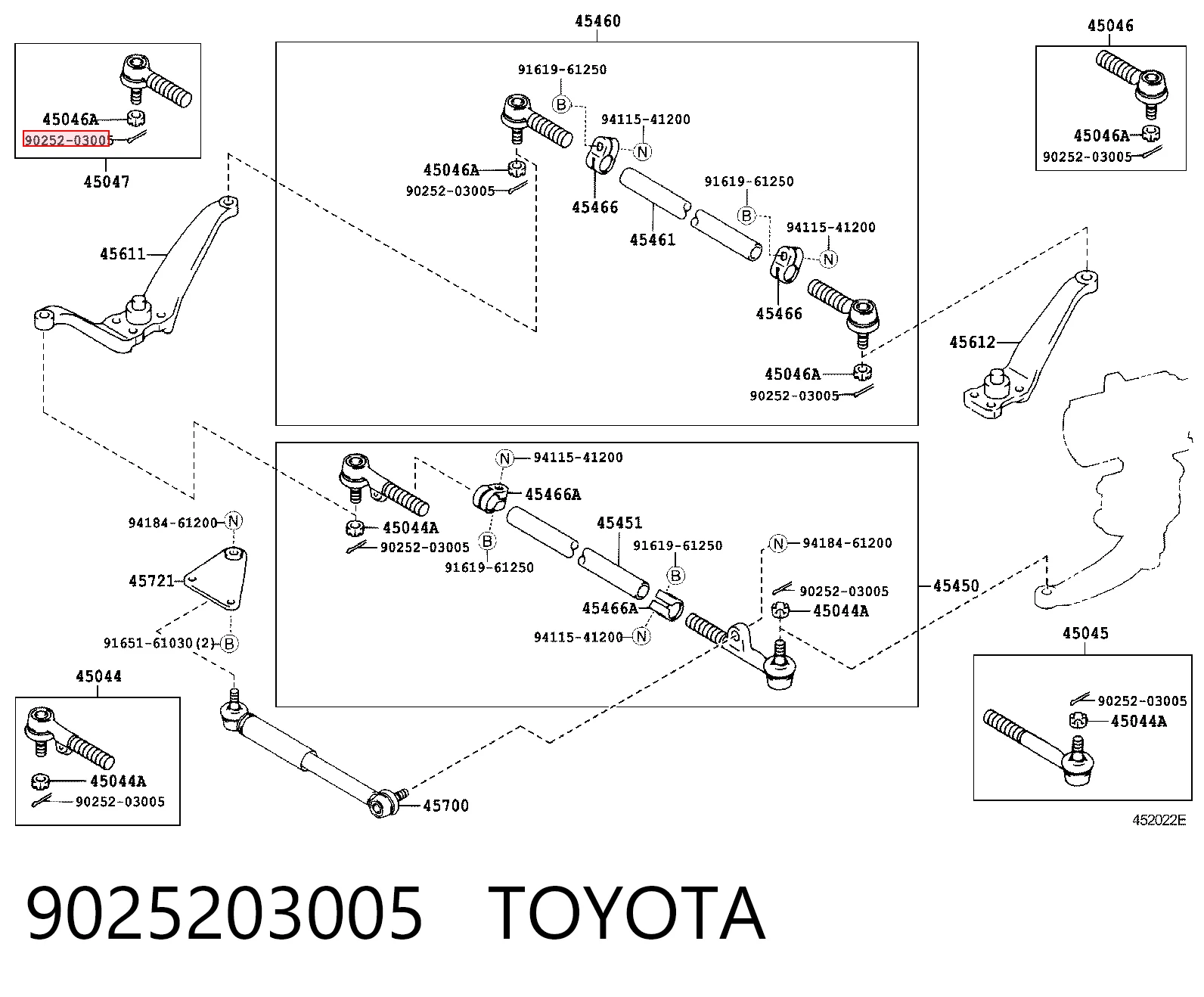 9025203005 Toyota