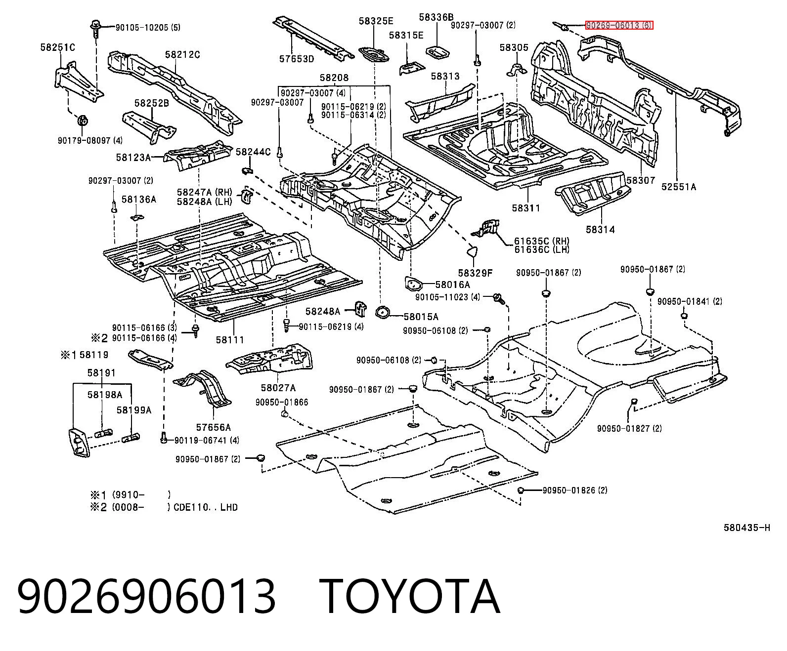 9026906013 TOYOTA