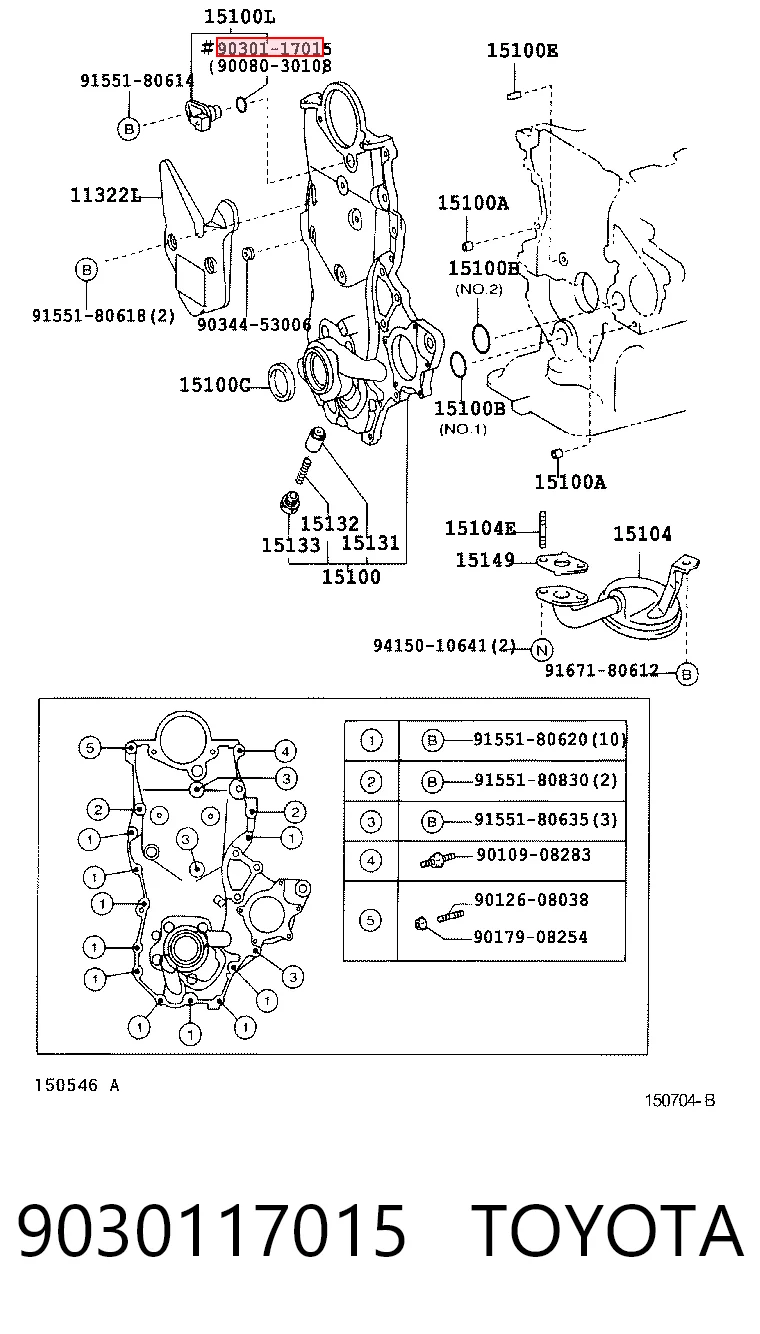 9030117015 Toyota