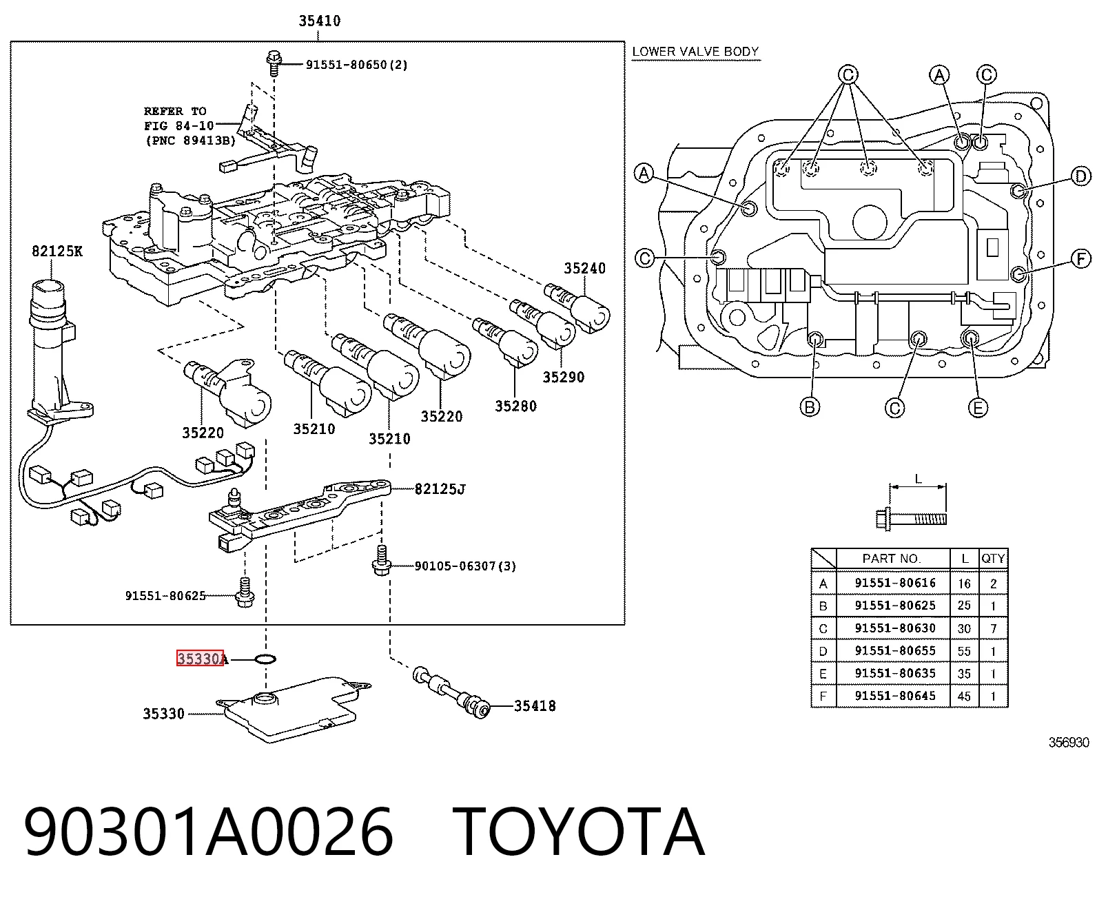 90301A0026 Toyota Anillo de sellado del filtro de transmisión automática