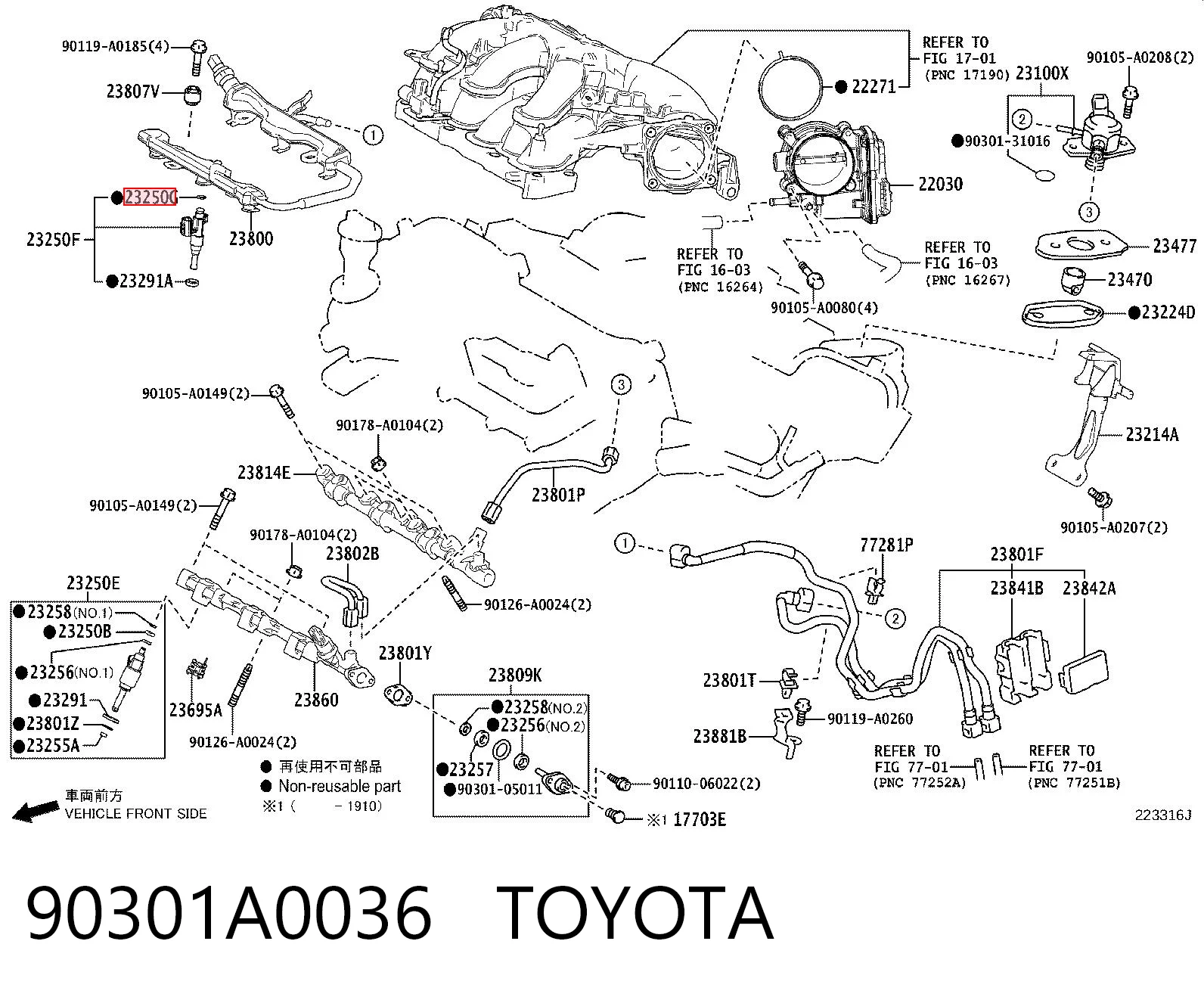 90301A0036 Toyota