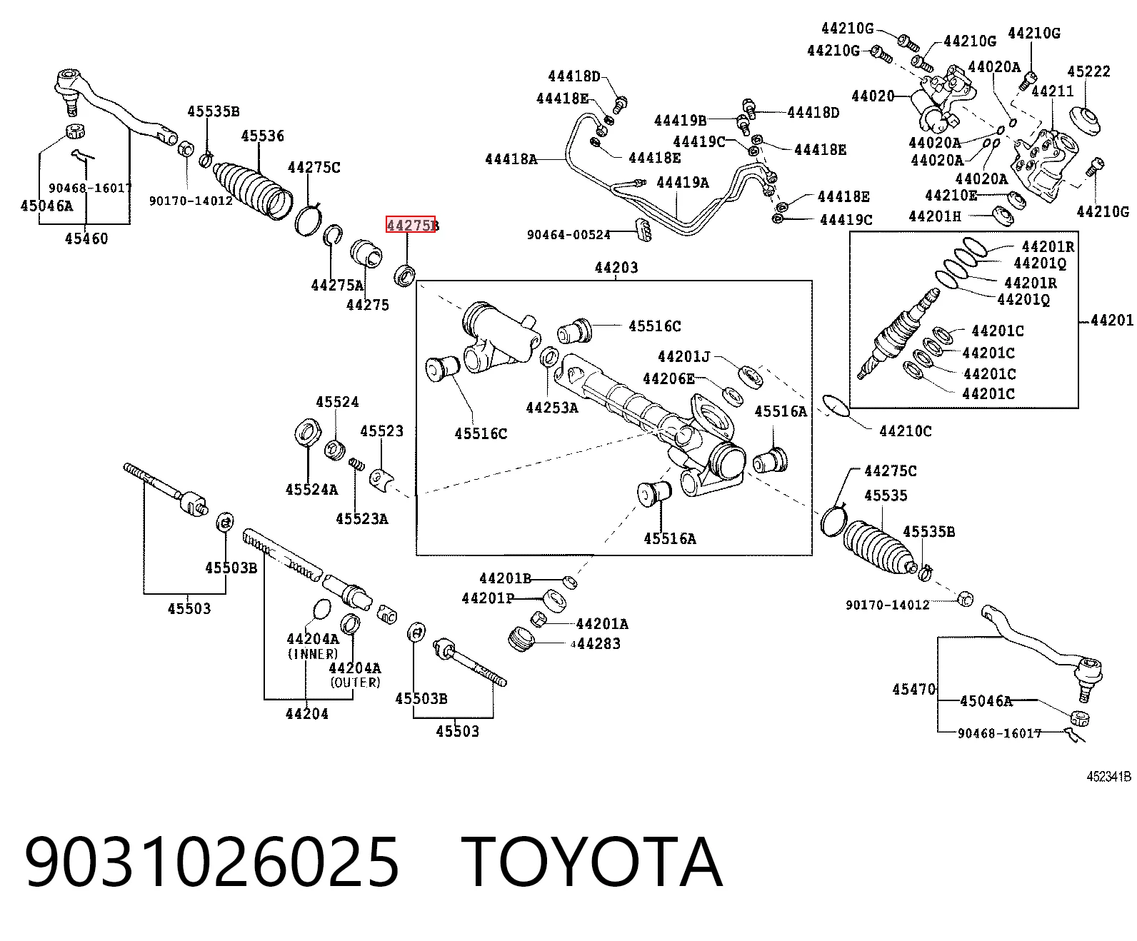 9031026025 Toyota
