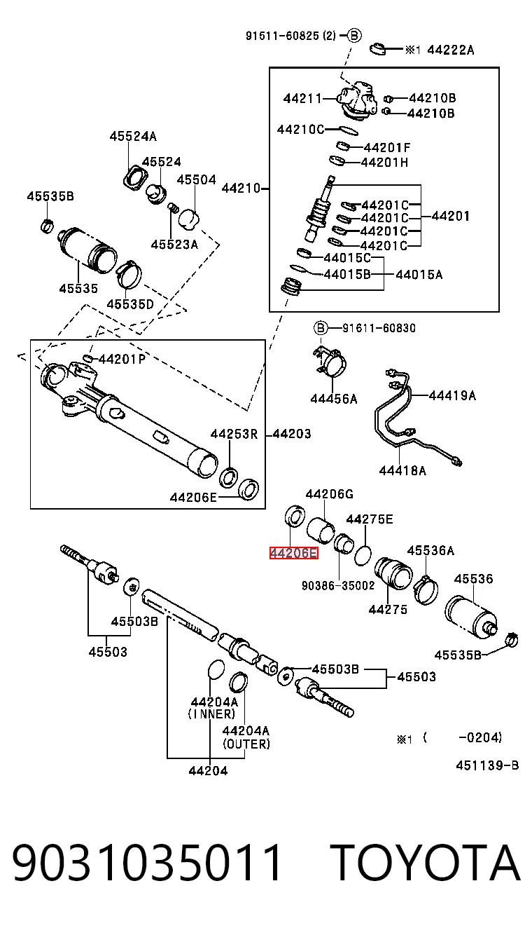 9031035011 Toyota