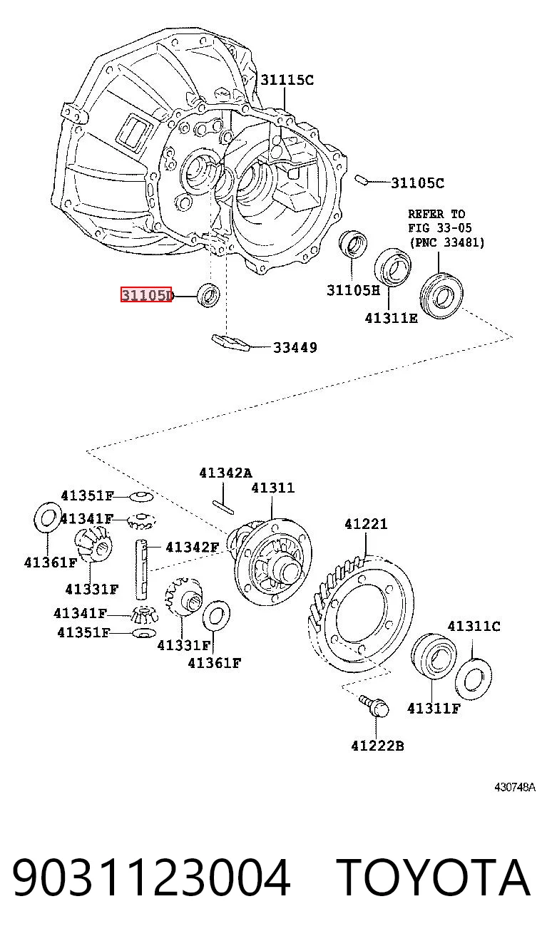 9031123004 Toyota