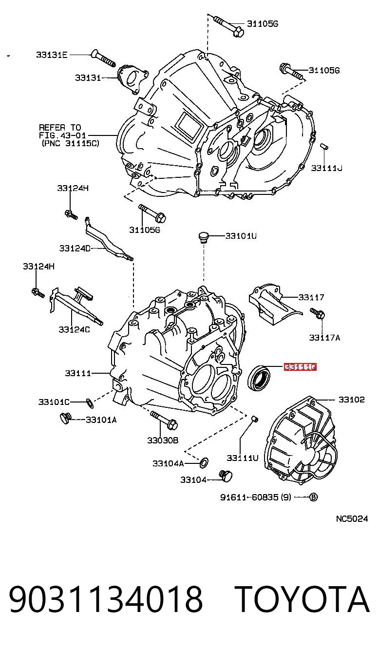 9031134018 Toyota