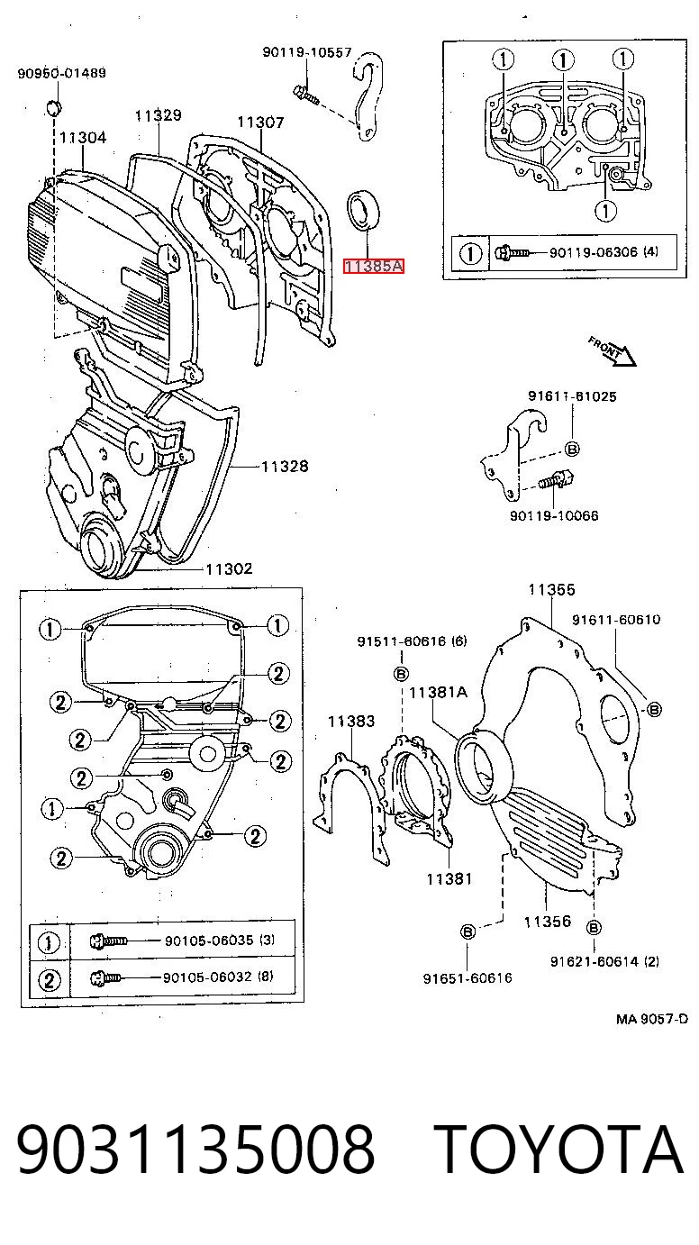 Retén del árbol de levas Toyota Corolla liftback (E9) (1987 - 1992) precio, desde 3,83 EUR