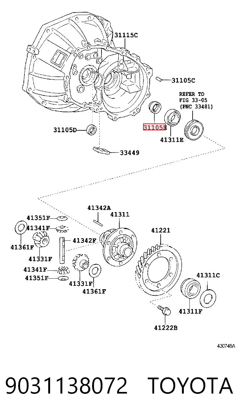 9031138072 Toyota
