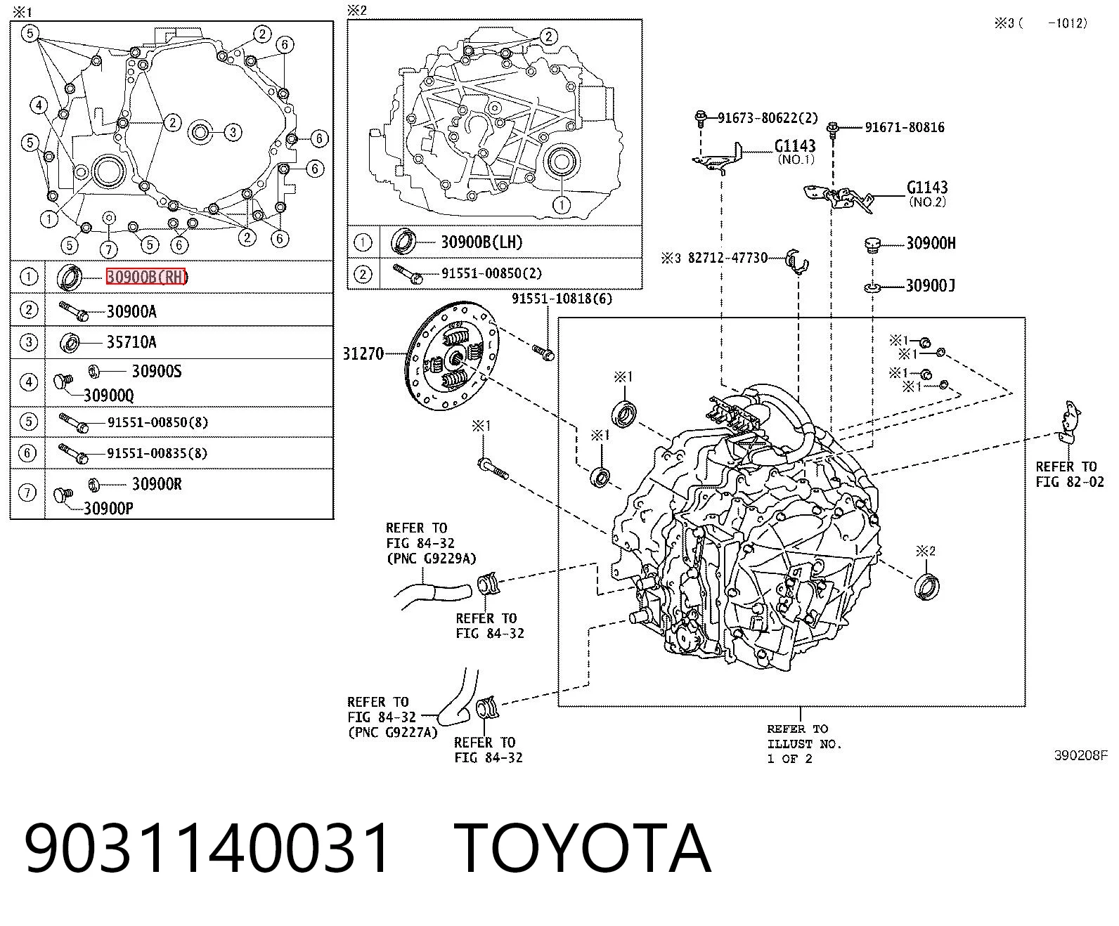 Retén del semieje delantero derecho T1412 Musashi