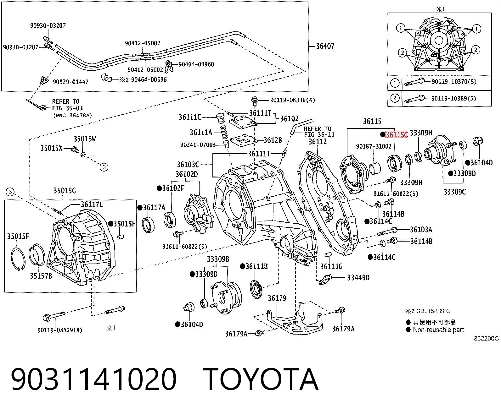 9031141020 Toyota
