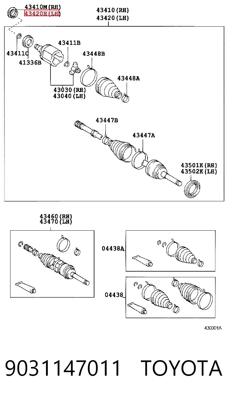 Comprar T1381 Musashi Retén del semieje delantero izquierdo