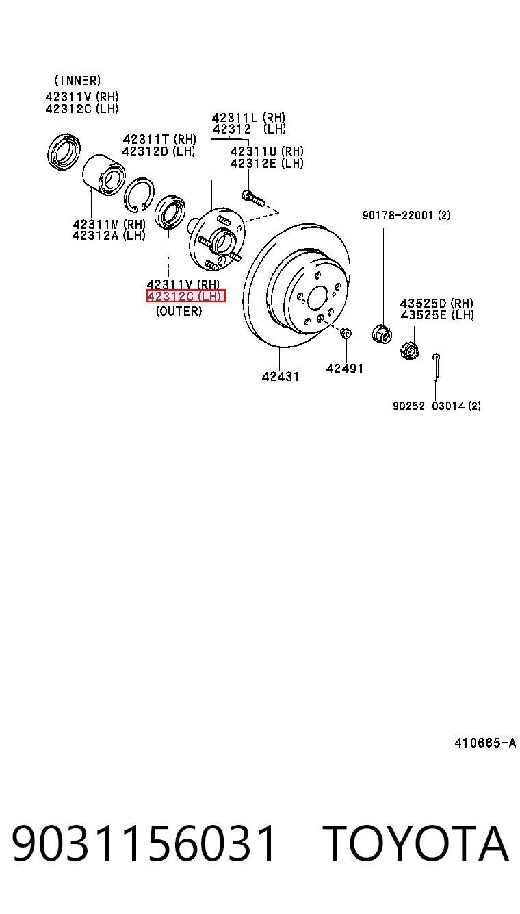 9031156031 Toyota