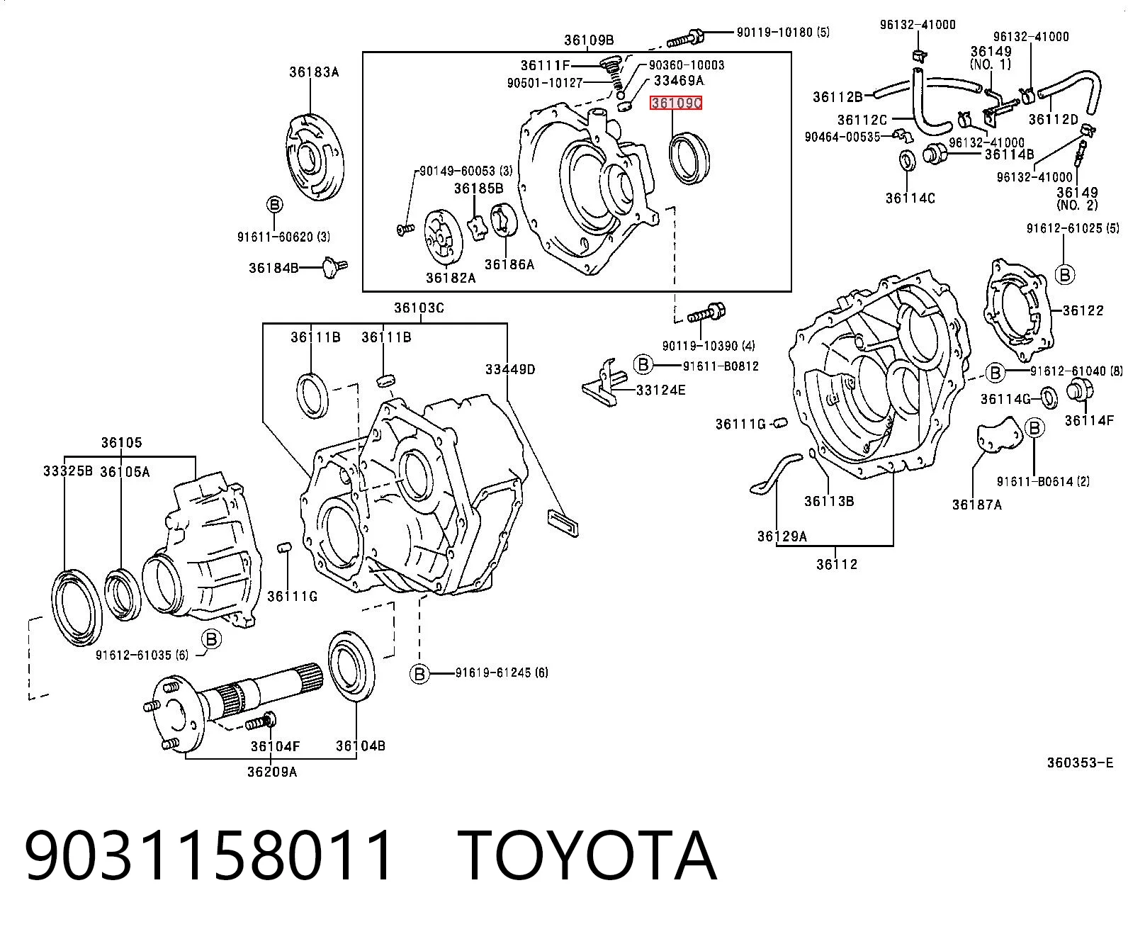 9031158011 Toyota