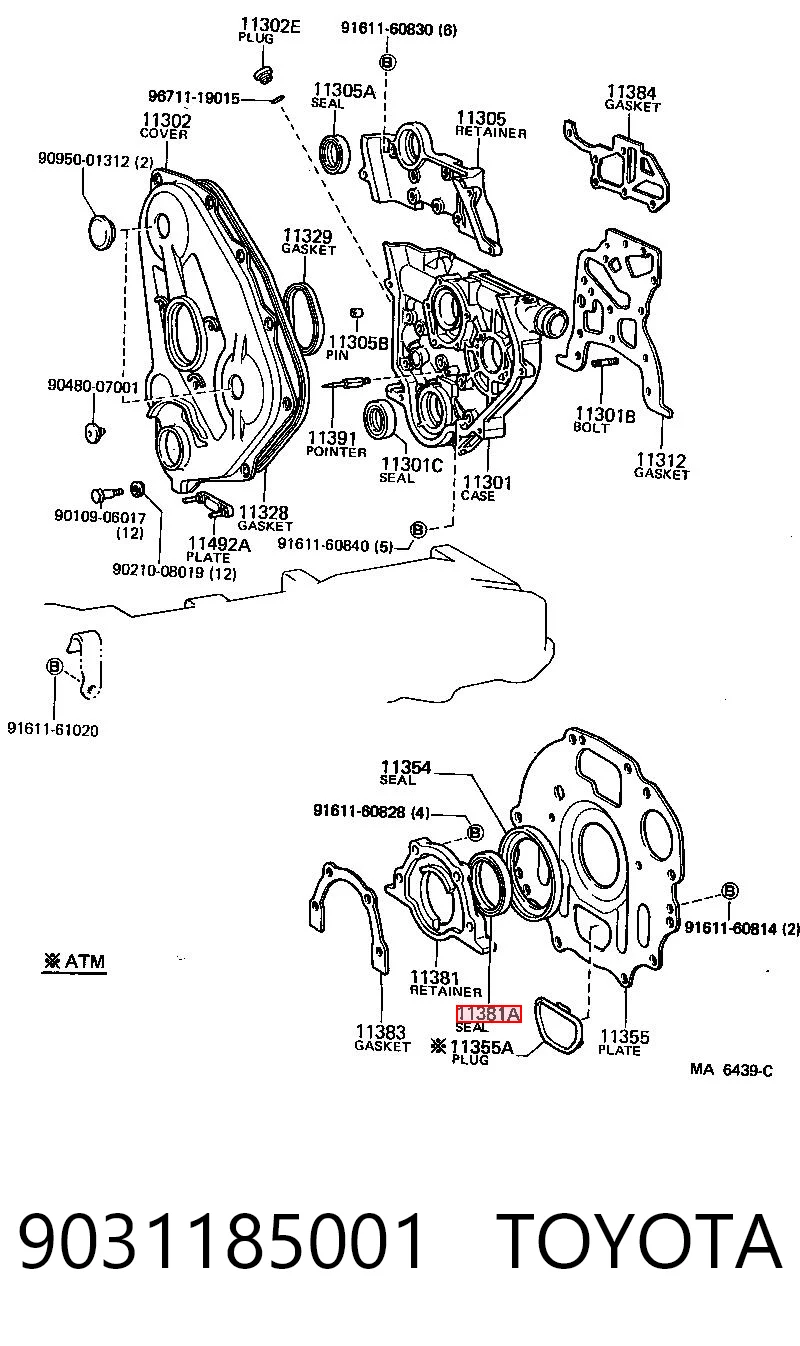 Anillo retén cigüeñal para Citroen Xsara  N1