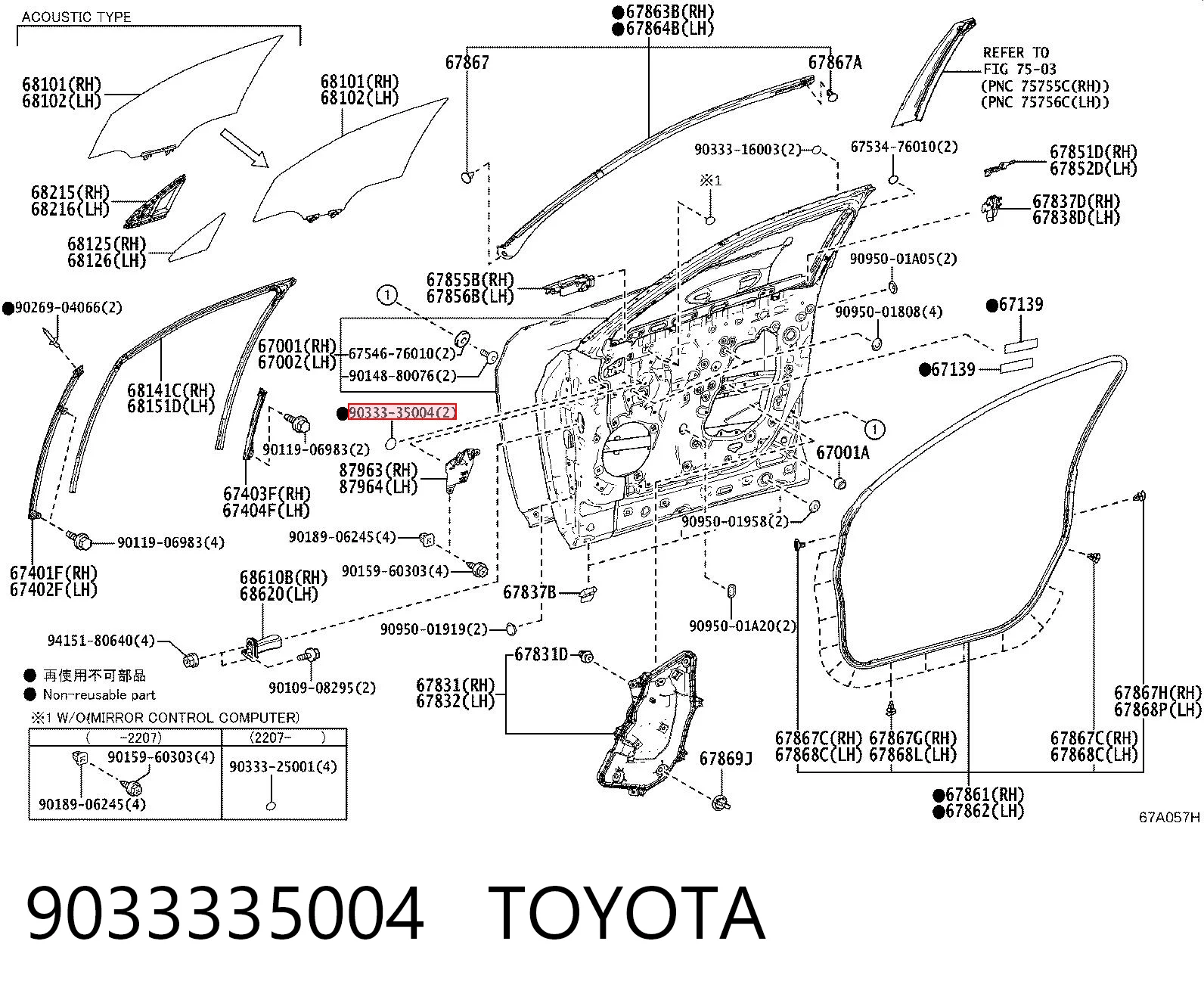 9033335004 Toyota