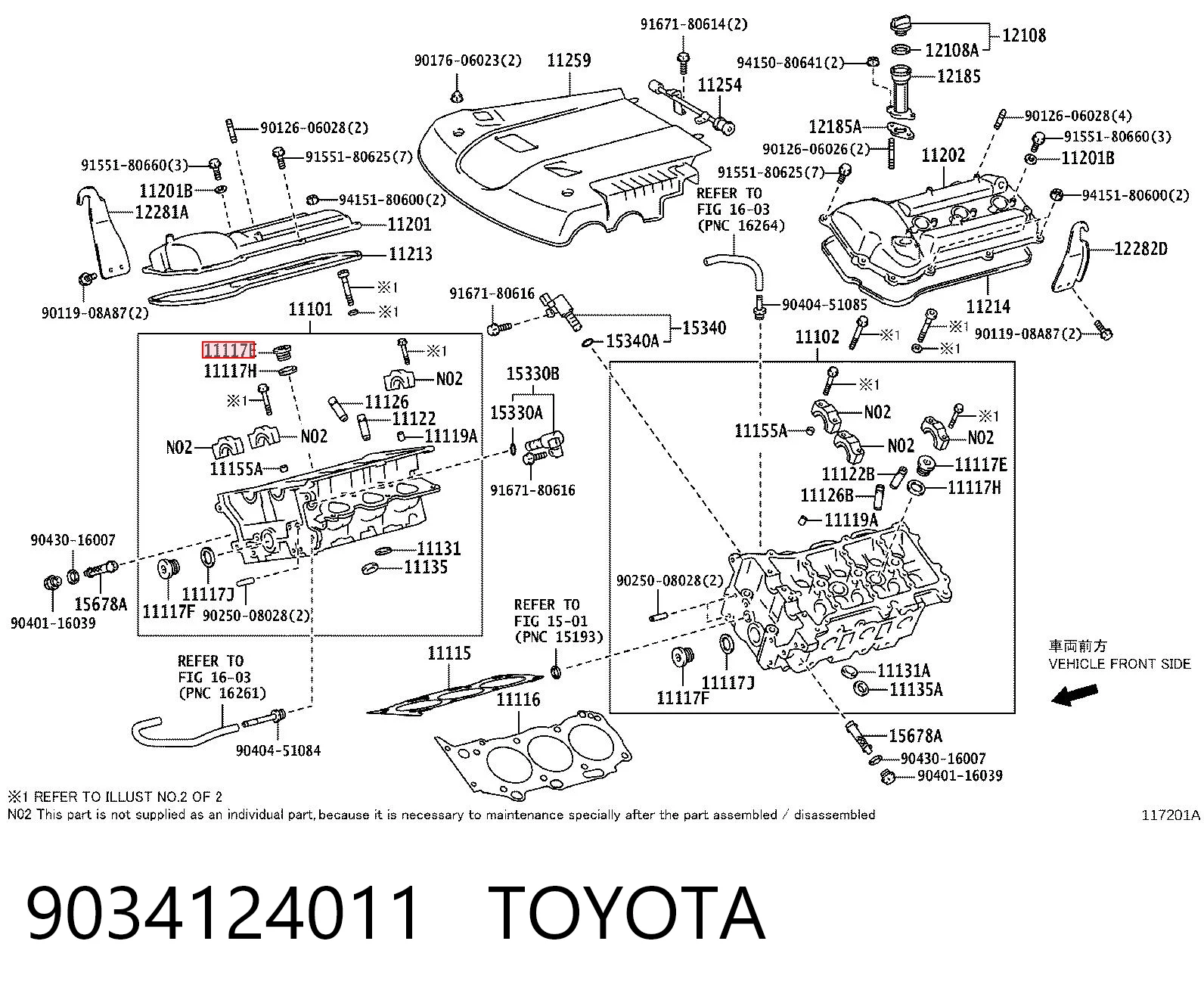 9034124011 Toyota