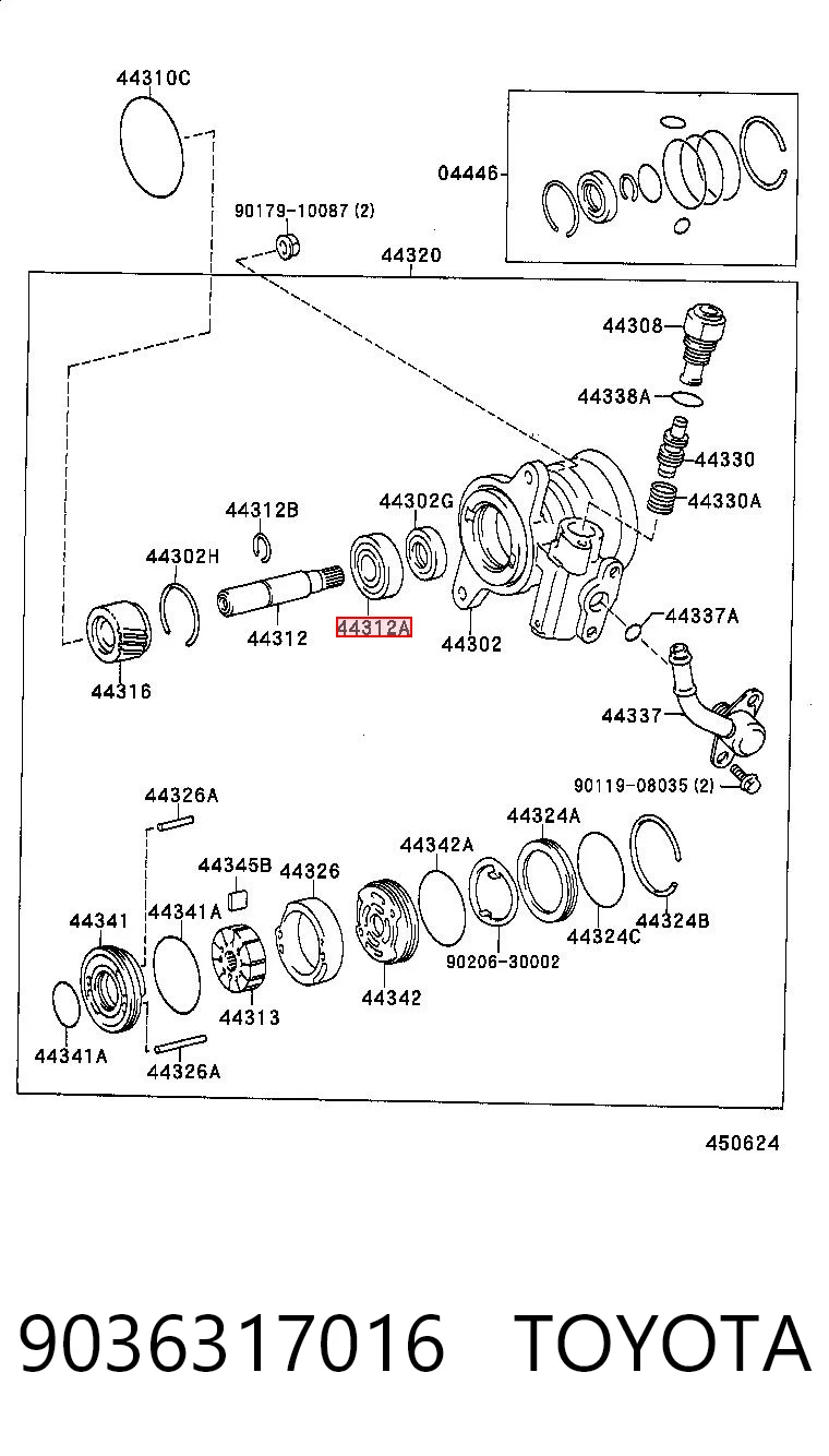9036317016 Toyota