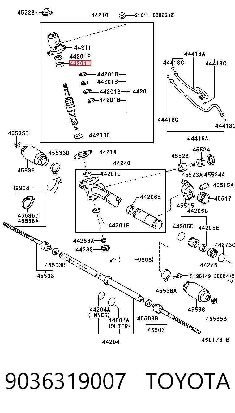 9036319007 Toyota