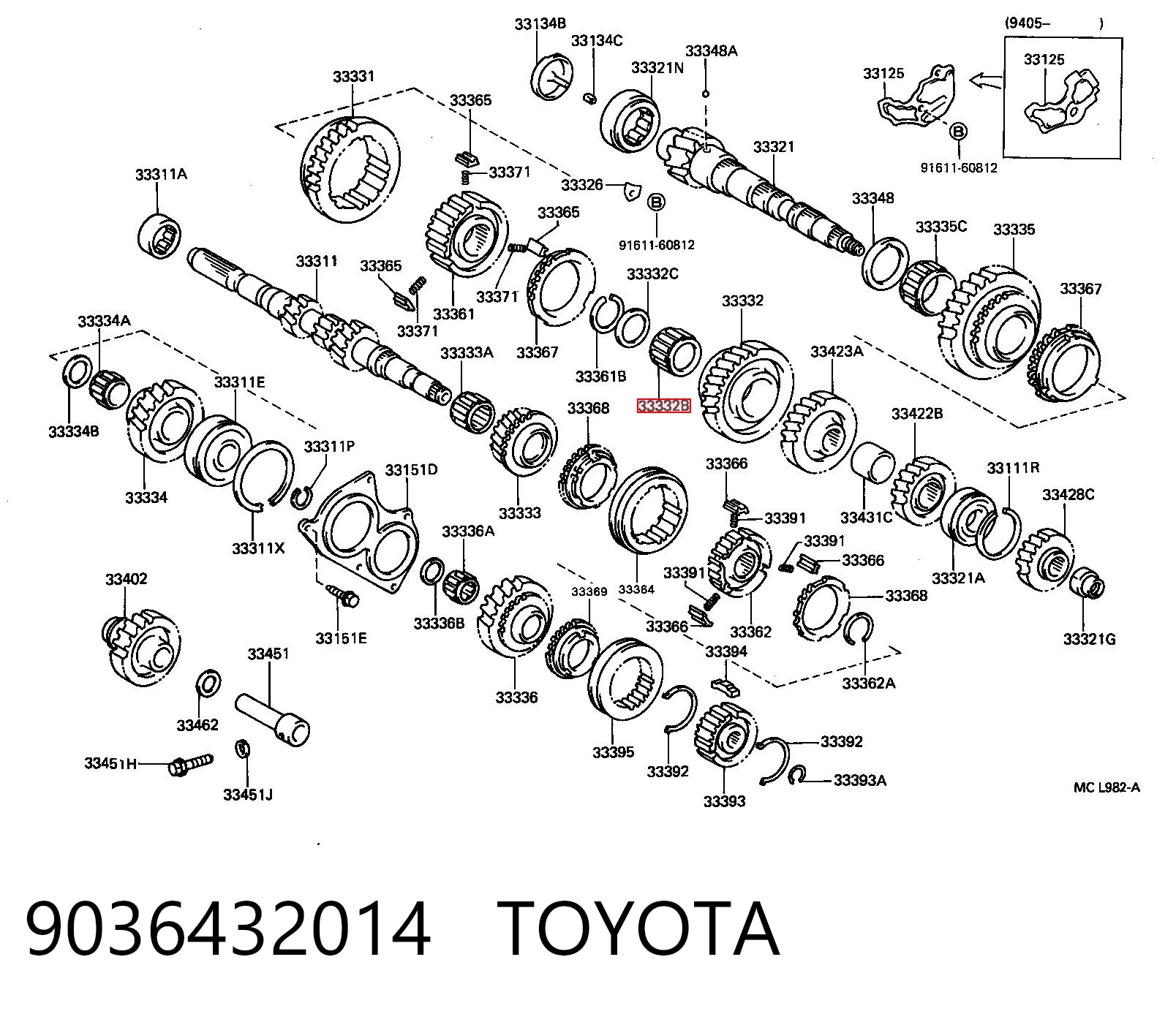 9036432014 Toyota