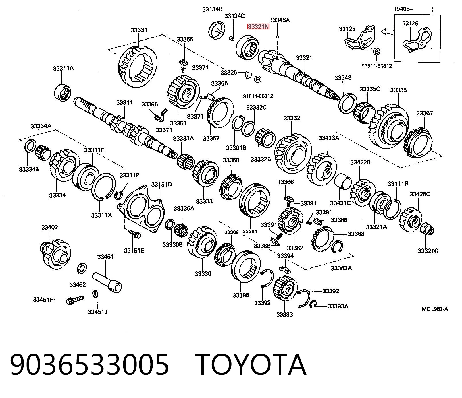 9036533005 Toyota