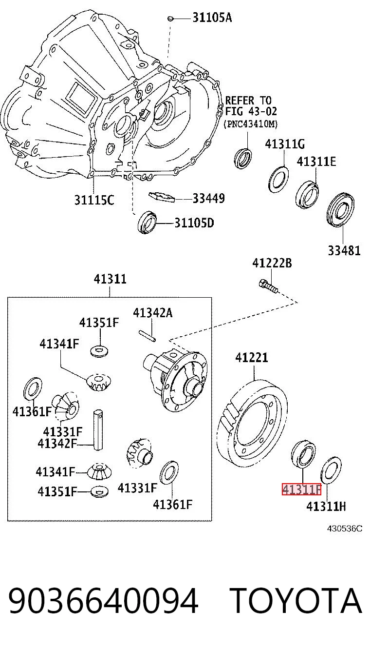 9036640094 Toyota