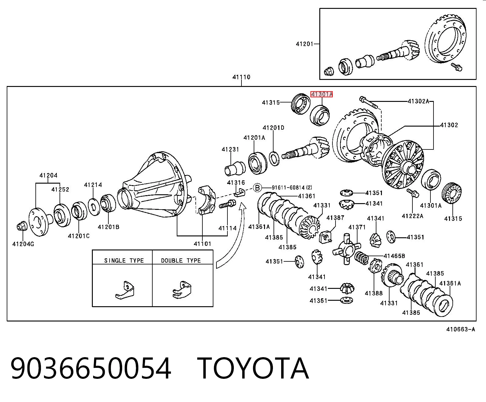 9036650054 Toyota
