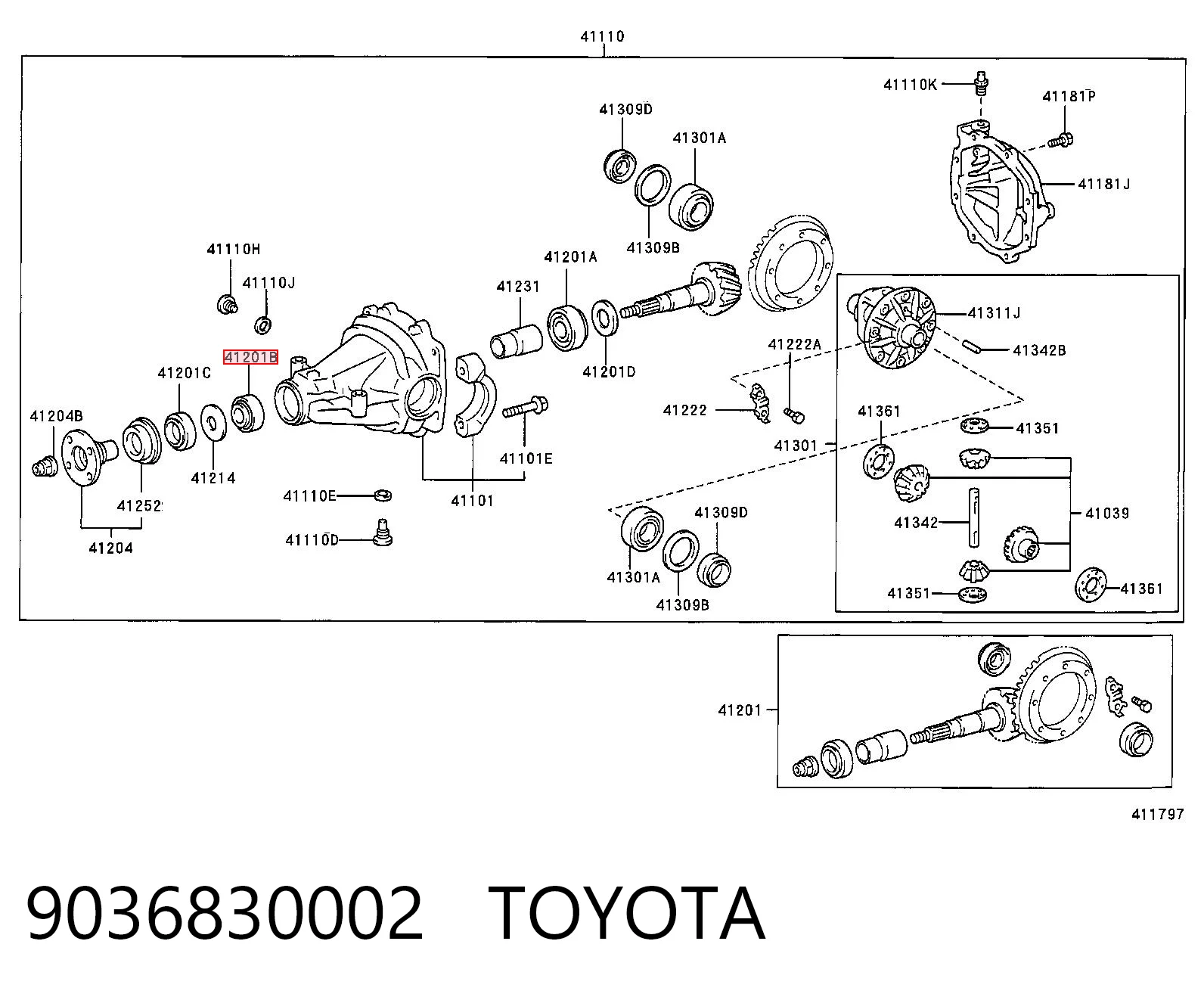 9036830002 Toyota