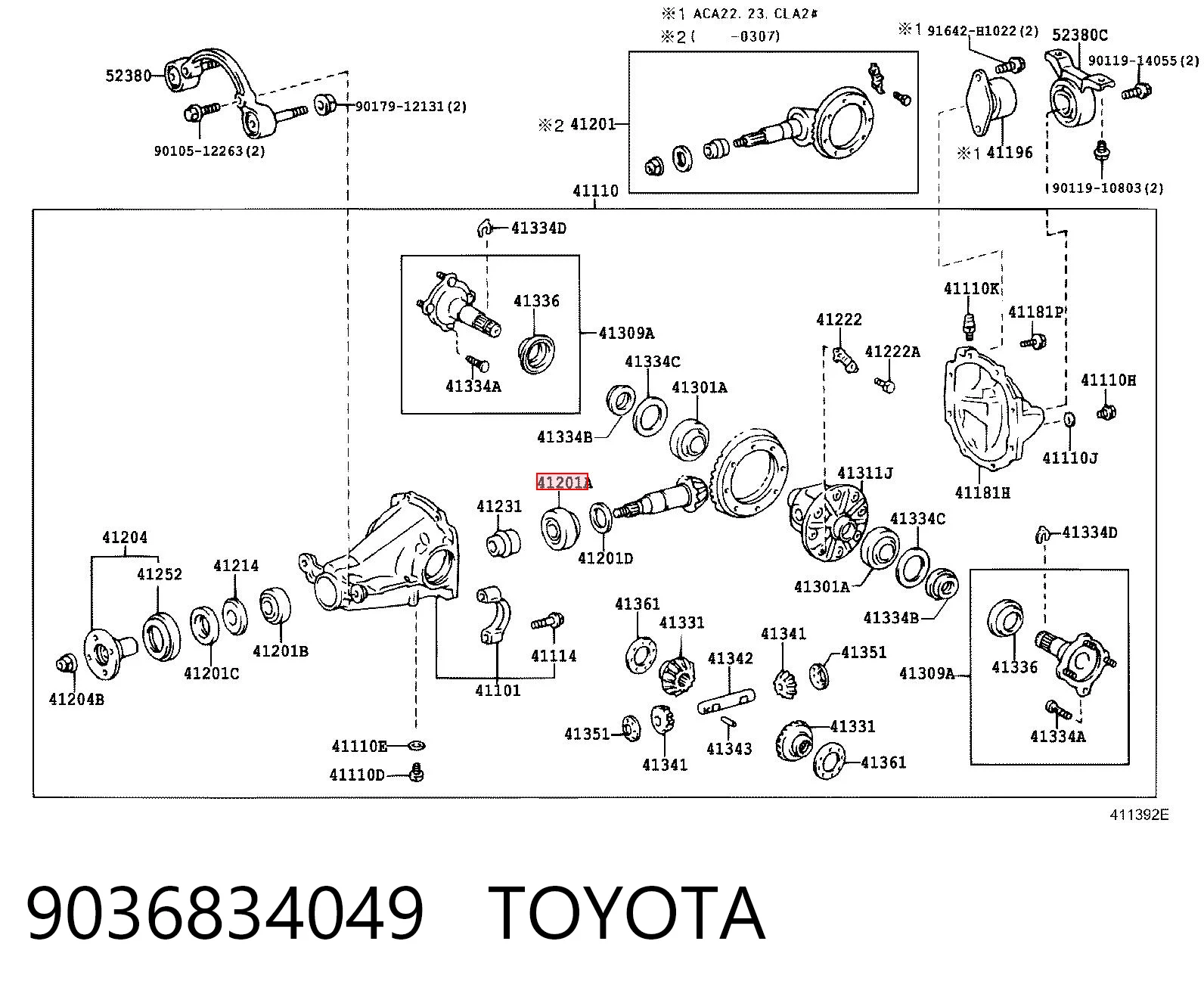 9036834049 Toyota