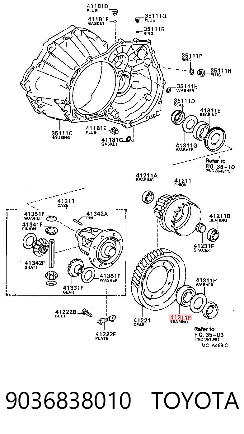 9036838010 Toyota