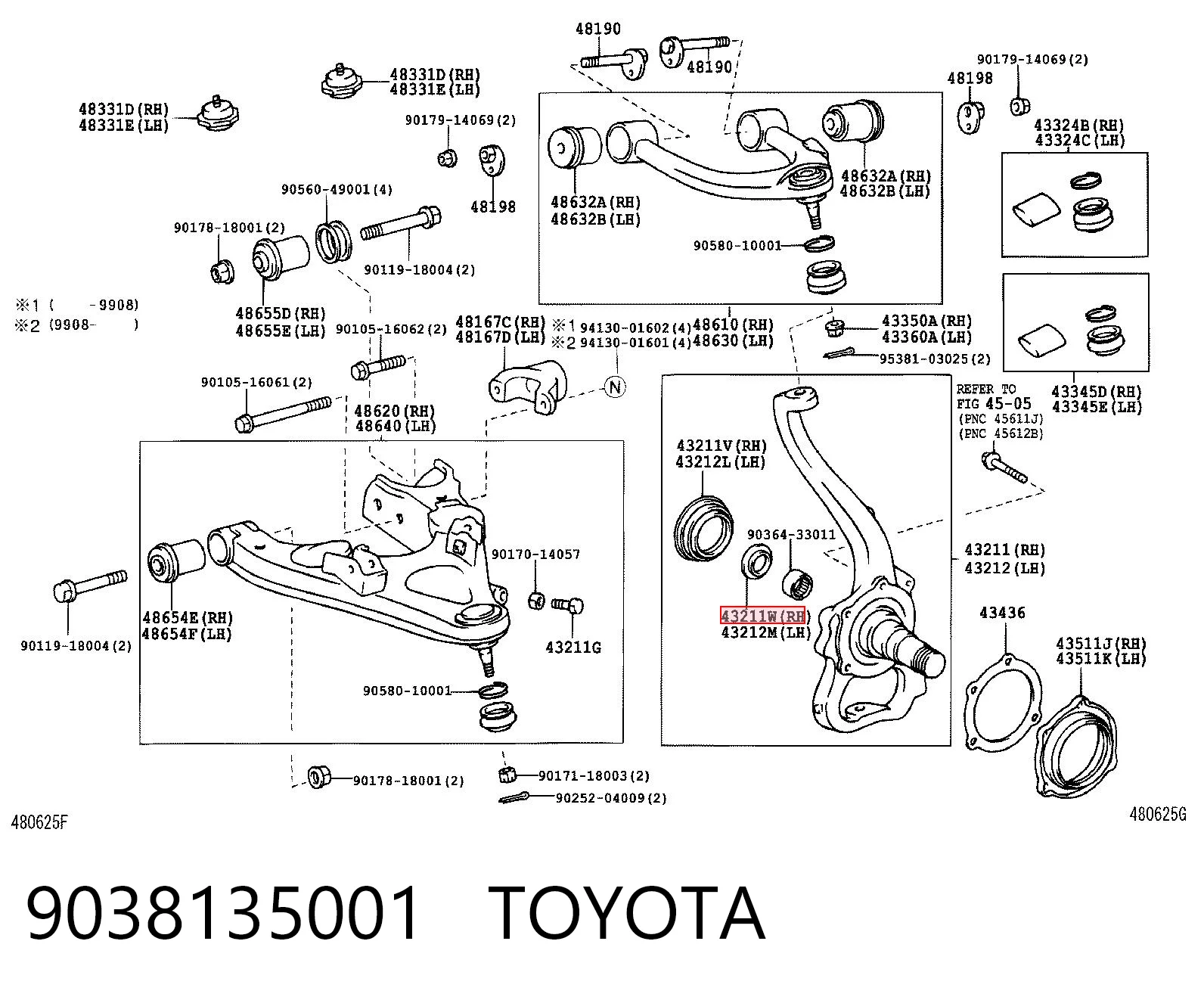 9038135001 Toyota