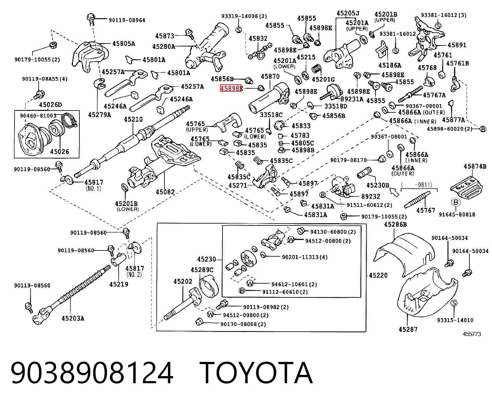 9038908124 Toyota