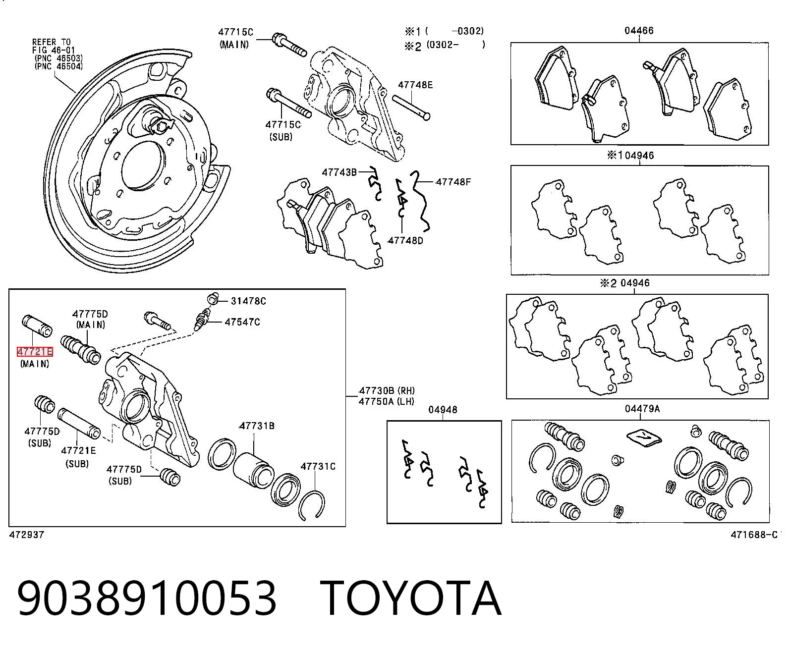 9038910053 Toyota