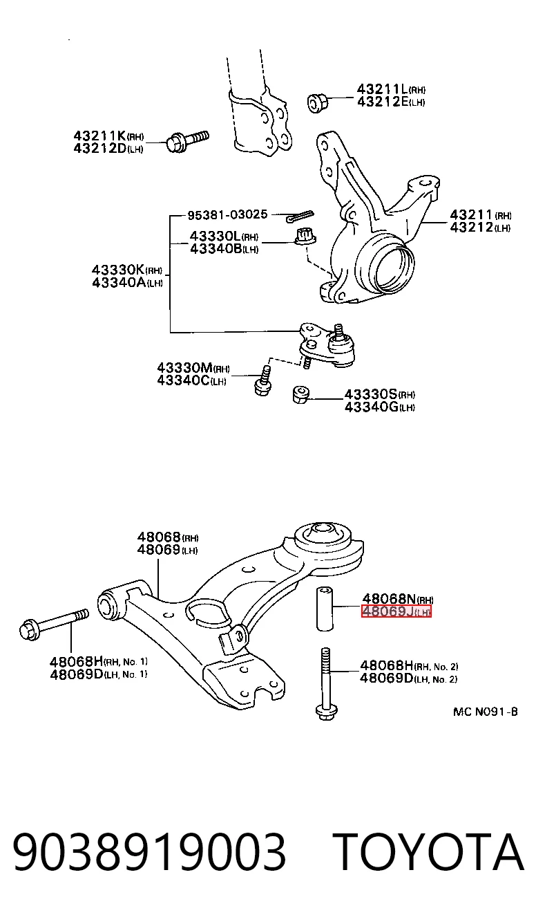 9038919003 Toyota