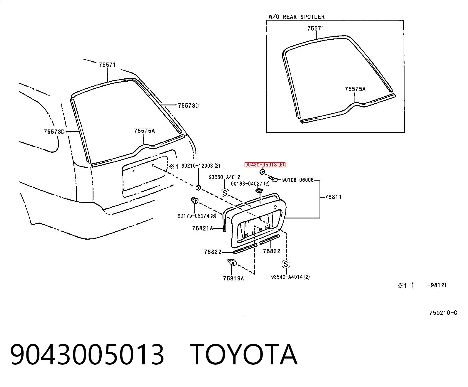 9043005013 Toyota