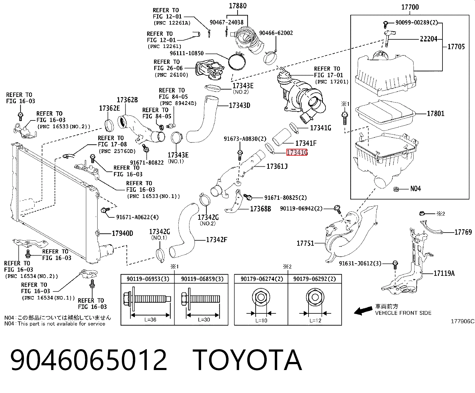 9046065012 Toyota