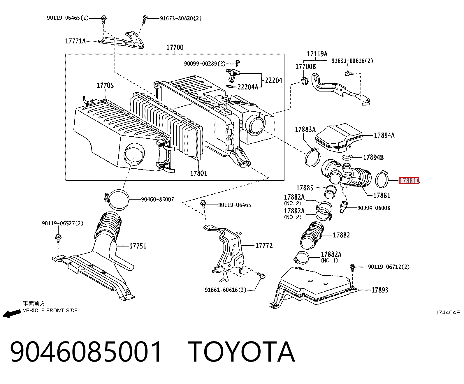 9046085001 Toyota