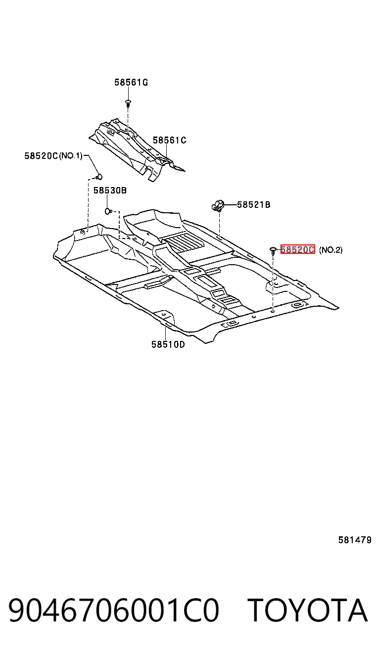 9046706001C0 Toyota