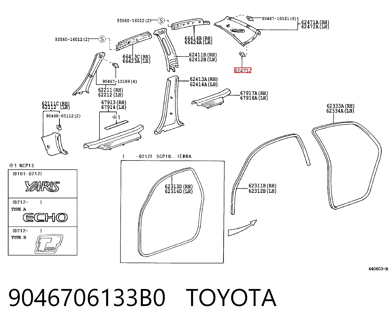 9046706133B0 Toyota