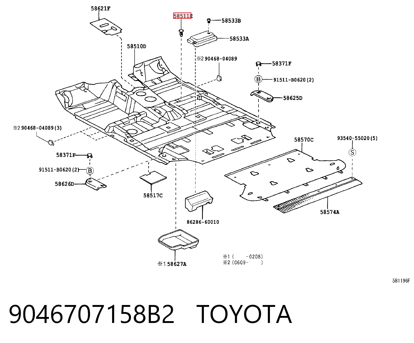 9046707158B2 Toyota