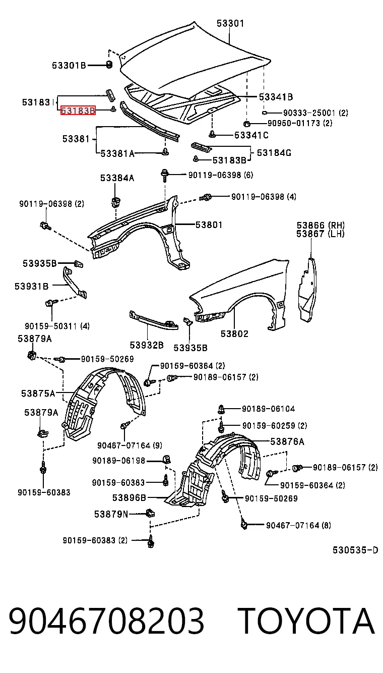 9046708203 Toyota