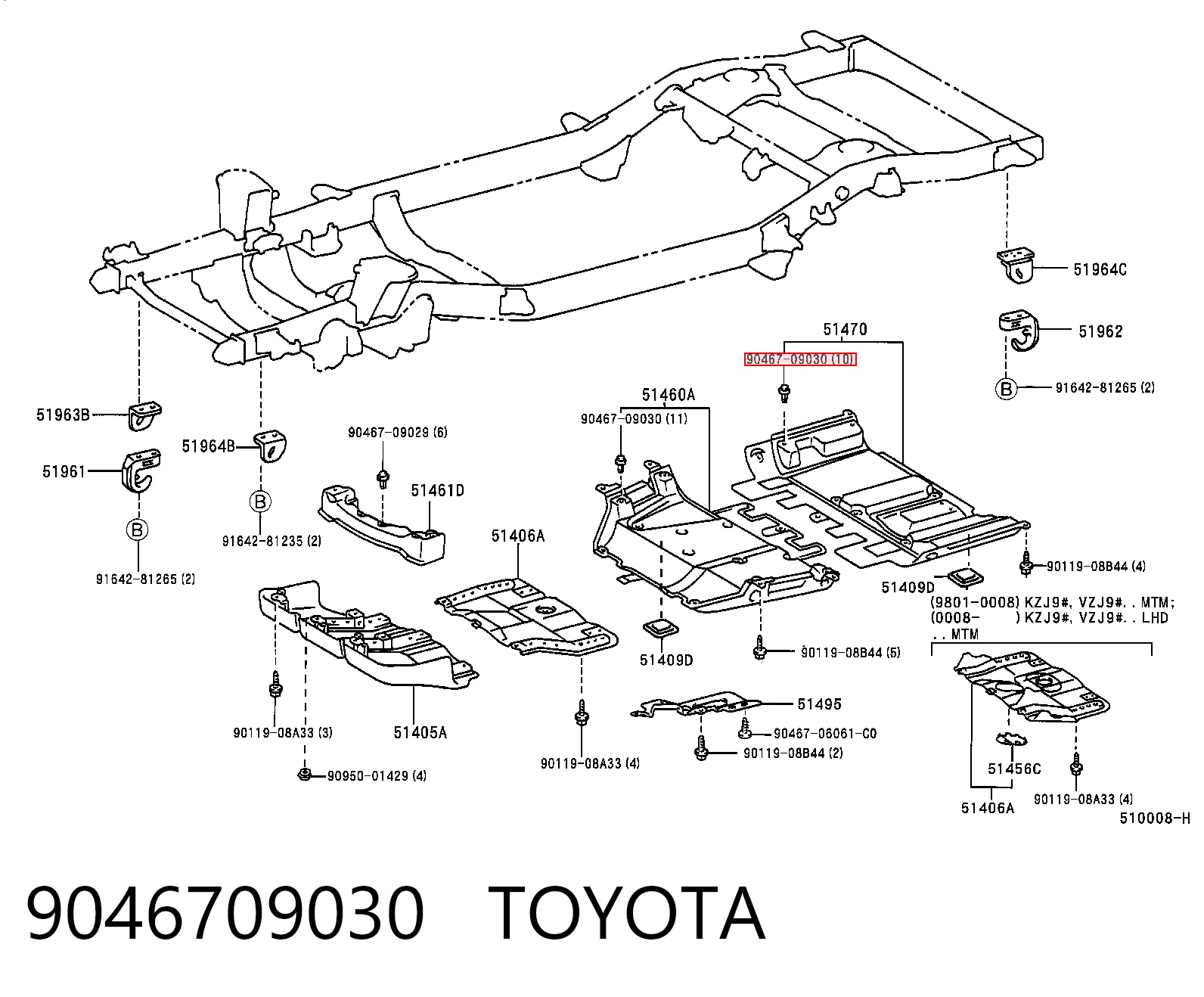 9046709030 Toyota