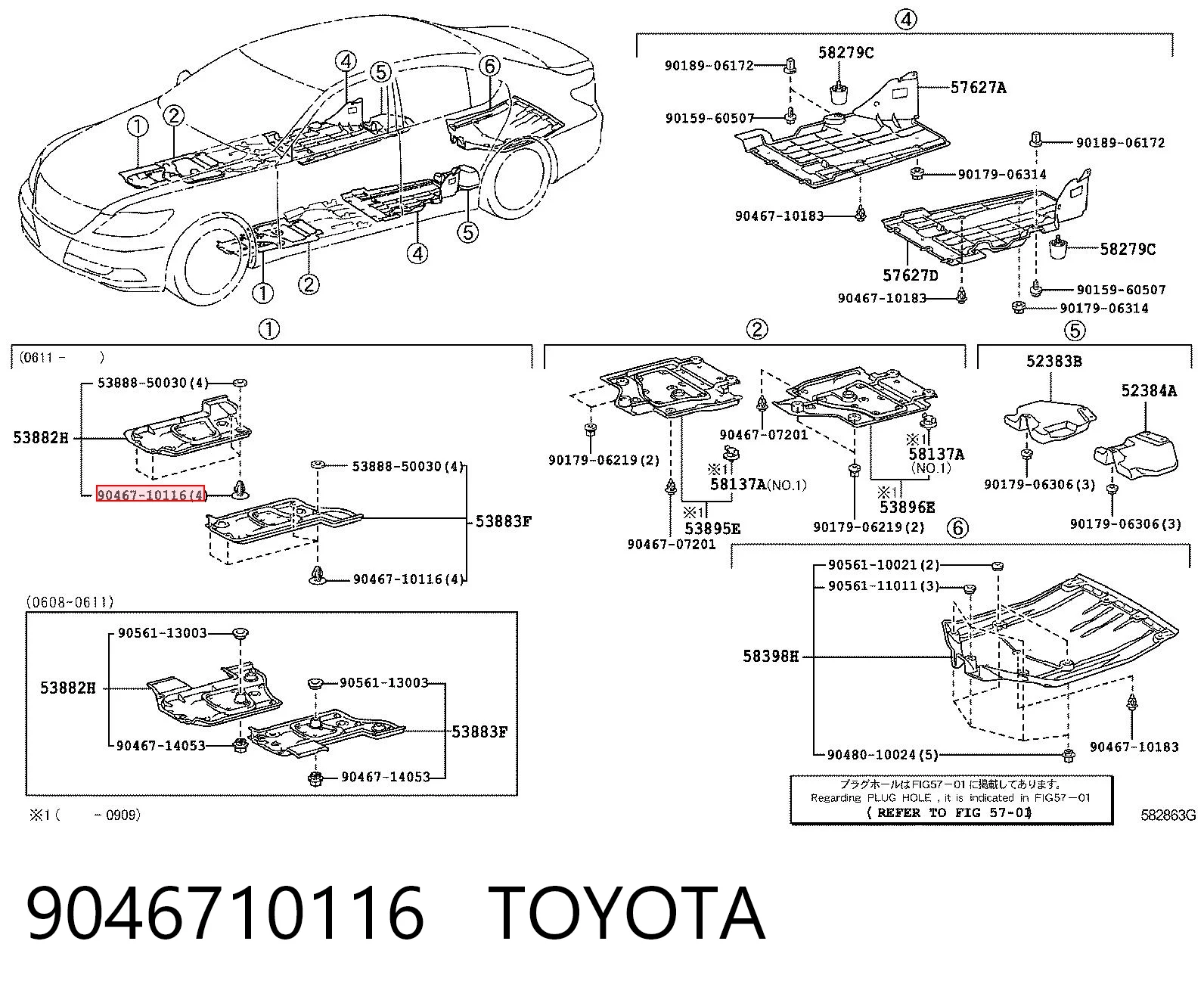 9046710116 Toyota