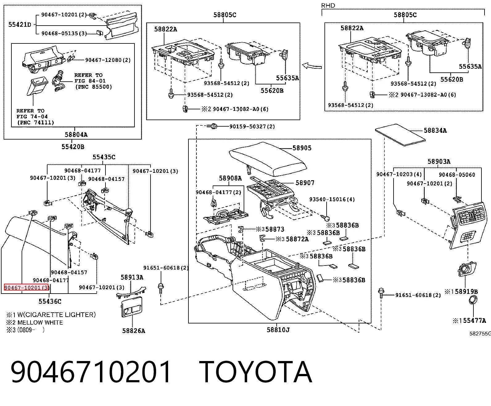 9046710201 Toyota